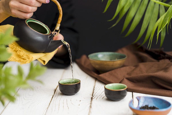 วิธีรวมชาเขียวเข้ากับมื้ออาหาร